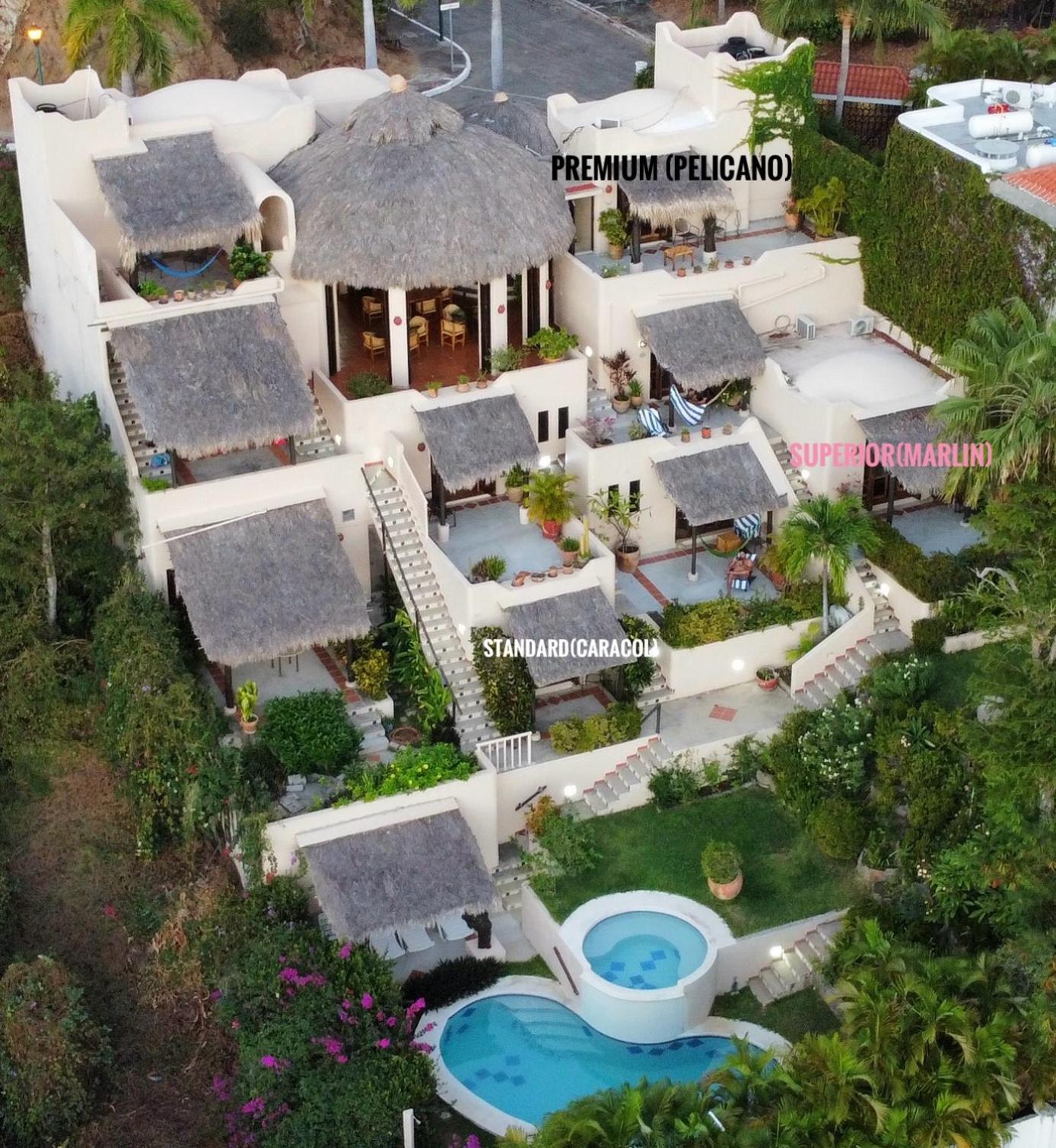 Agua Azul La Villa Santa Cruz Huatulco Exterior foto